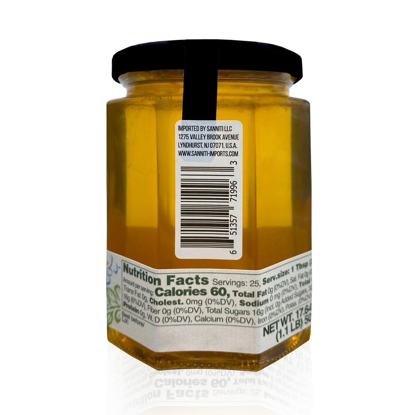 Sanniti Fulmer All Natural Hungarian Acacia Honey  17.64 oz (Pack of 1)