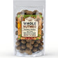 Unpretentious Whole Nutmeg, 1 lb, Gluten Free, Resealable Bag, Ideal for Holiday Dishes & Baked Goods