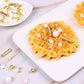 White Deluxe Gold Sprinkles For Cake Decorating 4.23Ounce - Sugar Mix Contains Star & Pearl Sprinkles For Cupcake Toppers, Ice C