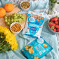 The Good Bean Crunchy Chickpeas - Sea Salt - (6 Pack) 6 Oz Resealable Bag - Roasted Chickpea Beans - Vegan Snack With Good Sourc