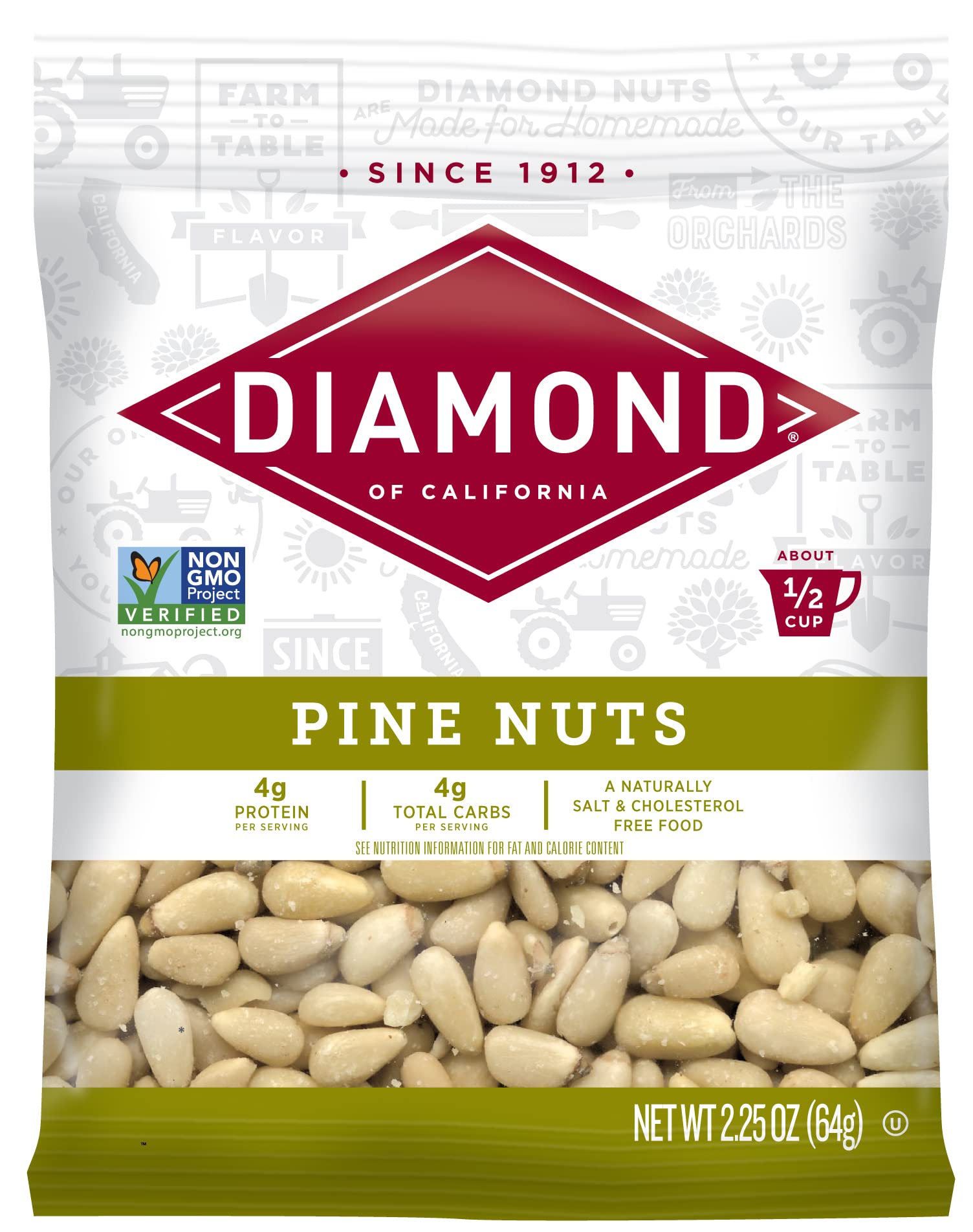 Diamond of California Pine Nuts, 2.25 oz