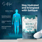 Saltique French Grey Coarse Sea Salt 8oz - 100% Unrefined, 82 Minerals for Hydration & Electrolyte Balance - Doctor Recommended