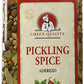 Chefs Quality Pickling Spices 14 Oz Jar