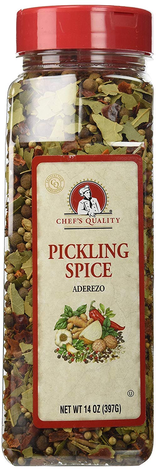 Chefs Quality Pickling Spices 14 Oz Jar