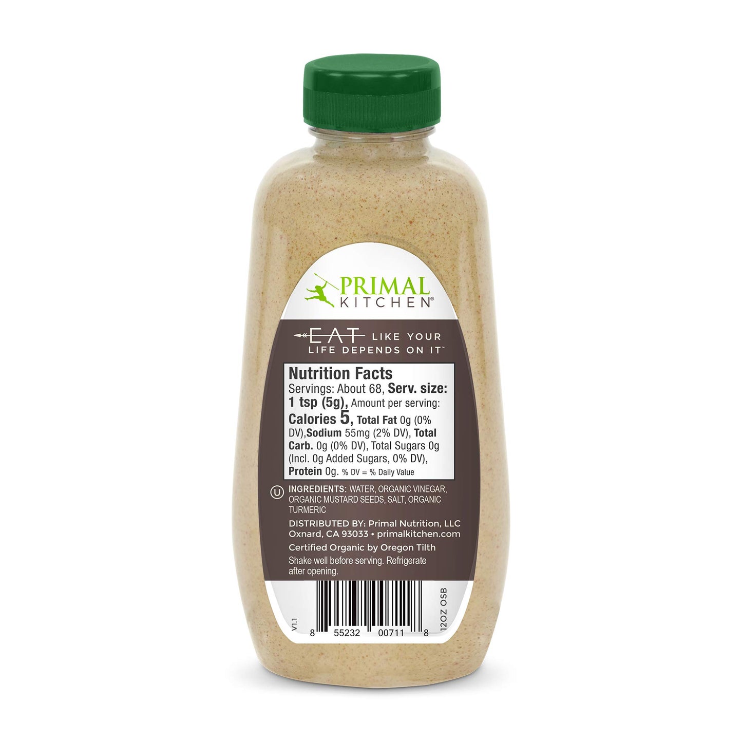 Primal Kitchen Organic Mustard Variety Pack, Dijon & Spicy Brown, Whole30 Approved, Certified Paleo, And Keto Certified, 12 Ounces, Pack Of 2