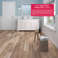 Lucida Surfaces Luxury Vinyl Flooring Tiles-Peel And Stick Floor Tile For Diy Installation-Sample Wood-Look Plank-Honey-Basecore