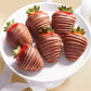 A Gift Inside Milk Chocolate Covered Strawberries, 6 Count Pack