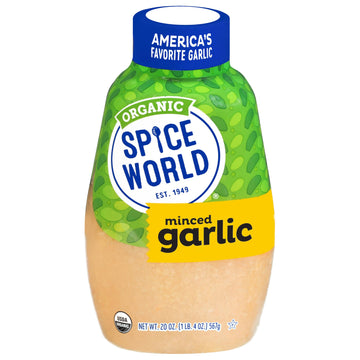 Spice World - Organic Squeeze Garlic - Value Size - 20 Oz
