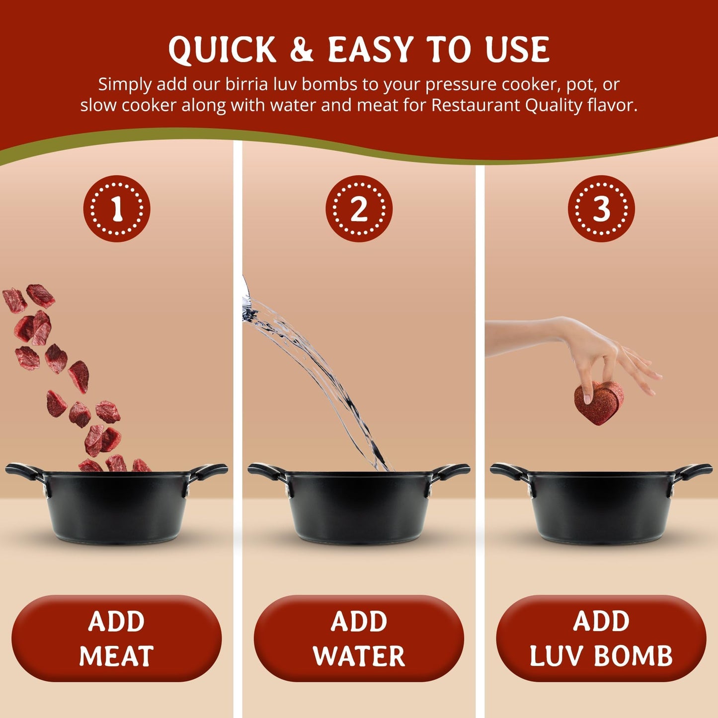 Just Add Luv Birria Spice Mix - Mexican Seasoning for Tacos, Nachos, Quesadillas - 5 oz (Pack of 2)