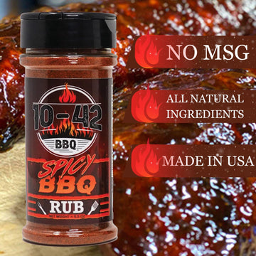 Five Star Seasonings Spicy BBQ Rub - All Natural, Low Sodium, 5.5 oz
