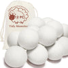 12 Pack All Natural Organic Wool Dryer Balls Xl Size - Reusable Chemical Free Natural Fabric Softener, Anti Static, Reduces Clot