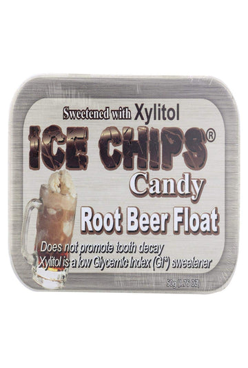 ICE CHIPS Icechips Candy Root Beer Float - Sweet Treat, Gluten-Free, No Sugar Added