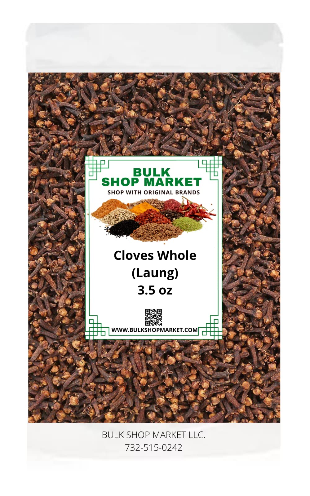 BulkShopMarket Whole Cloves Spice, 3.5 oz - Aromatic, Flavorful Seasoning for Cooking and Baking