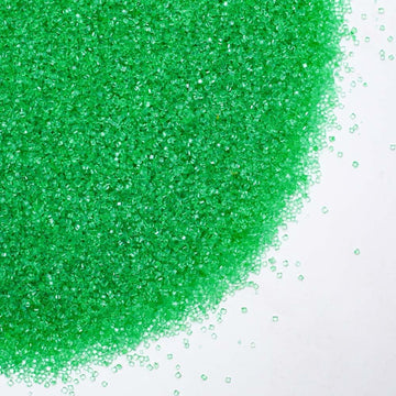 Kasvan Green Sanding Sugar Sprinkles - Edible Sugar Crystals, Baking Cake Decorations, Ice Cream Toppings Cupcake Decorating, We