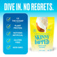 SKINNYDIPPED Yogurt covered Almonds, Resealable Bag, 1 count, Lemon Bliss, 35 Oz