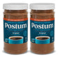 Postum Coffee Substitute Original (2x8oz) | Coffee Alternative Caffeine Free with Roasted Wheat Bran & Molasses | Natural  Non-GMO  Vegan Coffee Replacement Drink
