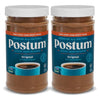 Postum Coffee Substitute Original (2x8oz) | Coffee Alternative Caffeine Free with Roasted Wheat Bran & Molasses | Natural  Non-GMO  Vegan Coffee Replacement Drink