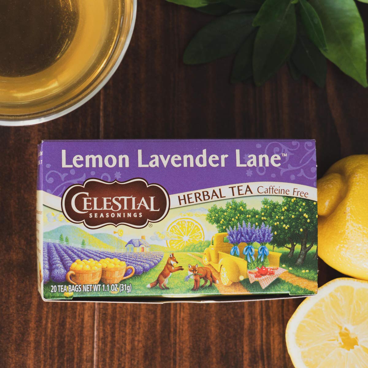 Celestial Seasonings Lemon Lavender Lane Tea, Pack Of 3
