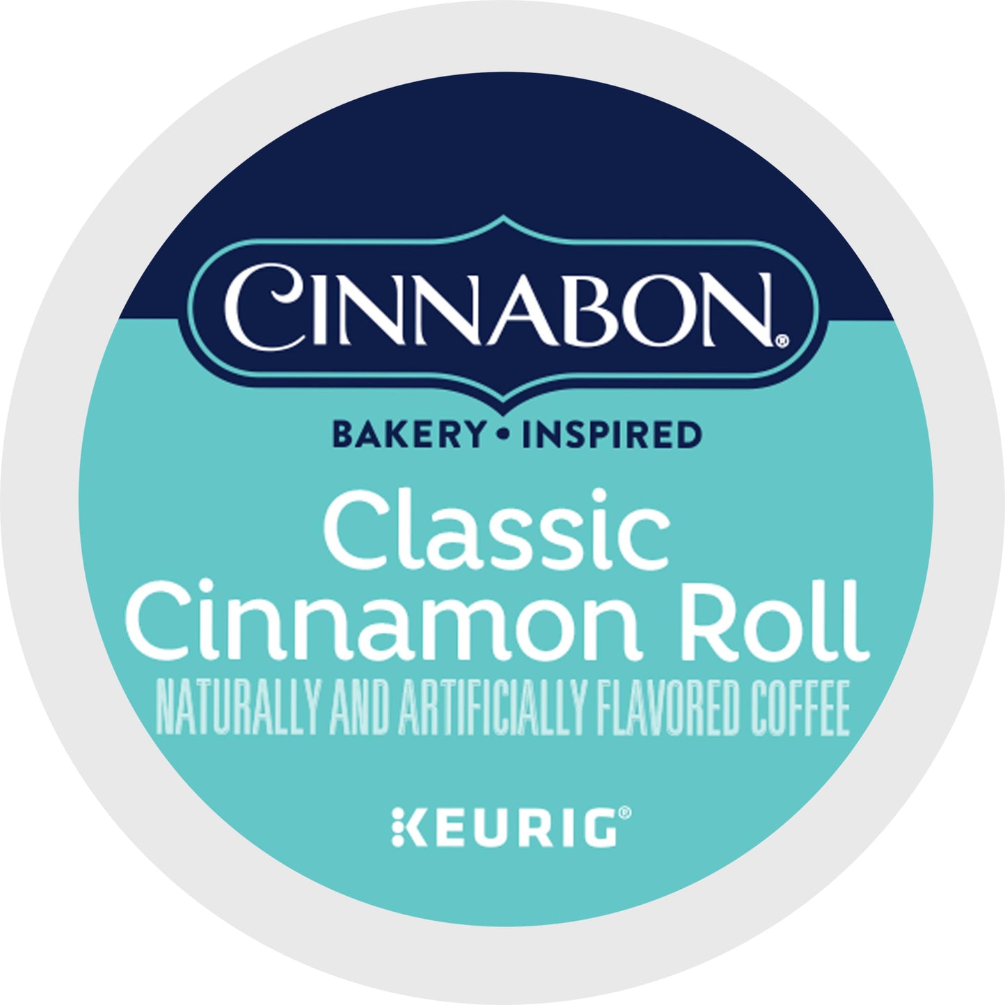 Cinnabon Classic Cinnamon Roll Keurig Single-Serve K-Cup Pods, Light Roast Coffee, 96 Count (4 Packs Of 24)