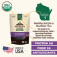 Organic Dried Black Beans 1 lb, Unsalted, Low-Sodium, Non-GMO, Farmed From Regenerative Soil, Tested Clean Certified - Rich in F