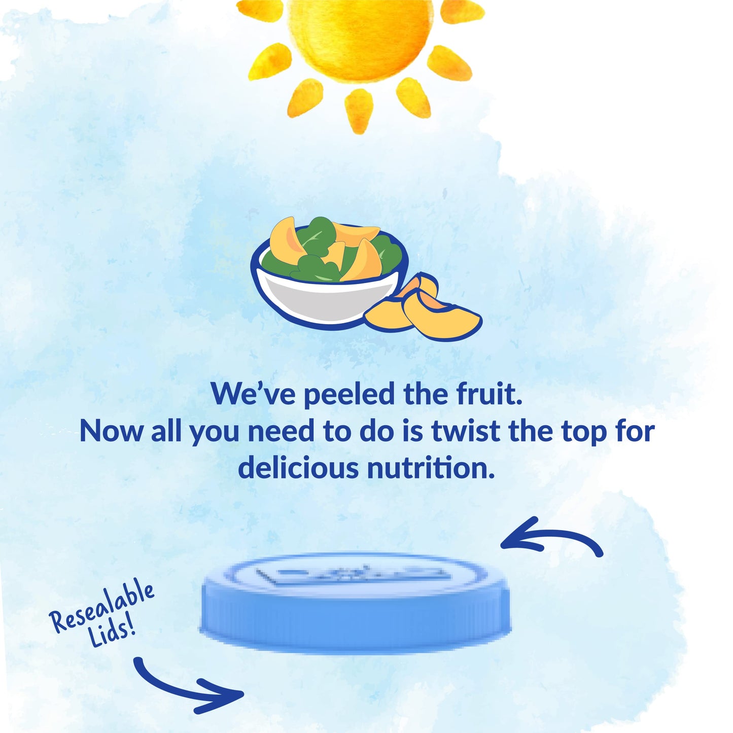 Dole Fruit Jars  Yellow Cling Sliced Peaches in 100% Fruit Juice  Gluten Free  Pantry Staples  23.5 Oz Resealable Jar