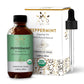 Avd Organics Peppermint Oil - 100% Pure And Undiluted Mentha Piperita Oil  Therapeutic Grade Aromatherapy Essential Oil Peppermi