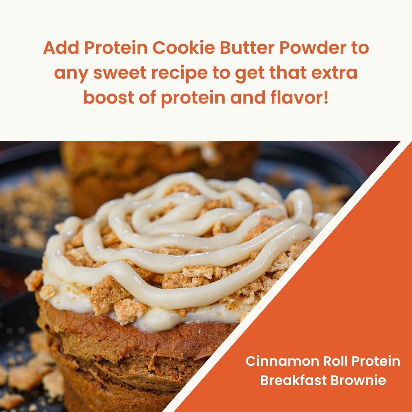 Flex Whey Protein Cookie Butter Powder - Frosted Cinnamon Roll | Keto-Friendly, Low Carb, No Added Sugars, Gluten-Free | Easy To Mix, Bake And Spread | 8.32Oz