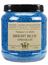 India Tree Nature's Colors Bright Blue Sprinkles - 2.9 lb Bulk | Natural, Vegan, Non-GMO, Top 9 Allergen-Free