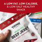Think Jerky Sweet Chipotle Beef Jerky, Gluten Free, Grass-Fed, Low Calorie - 1 oz Bags, 12 Pack