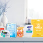 Flu Get Well Gift Basket Care Package – Snacks, Vitamin C, Medicine, Greeting Card, Wipes & Fun Activities – Comfort Gift Set With Tea, Stress Relief Colds, Flu, Allergies For Mature-Themed & Teenage