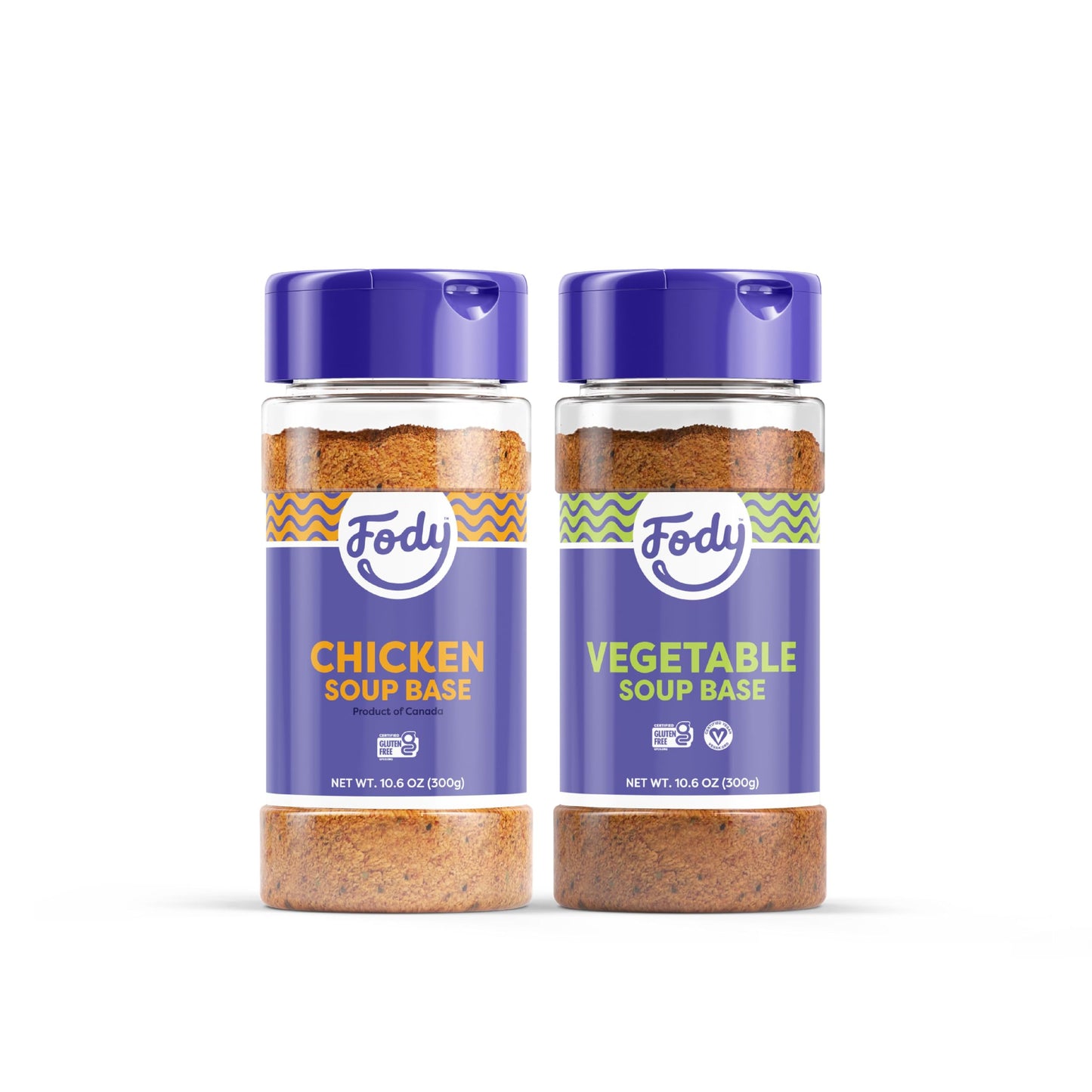 Fody Foods Chicken & Vegetable Soup Base | Natural Flavor | Low Fodmap Certified | Gut Friendly No Onion No Garlic | Ibs Friendl