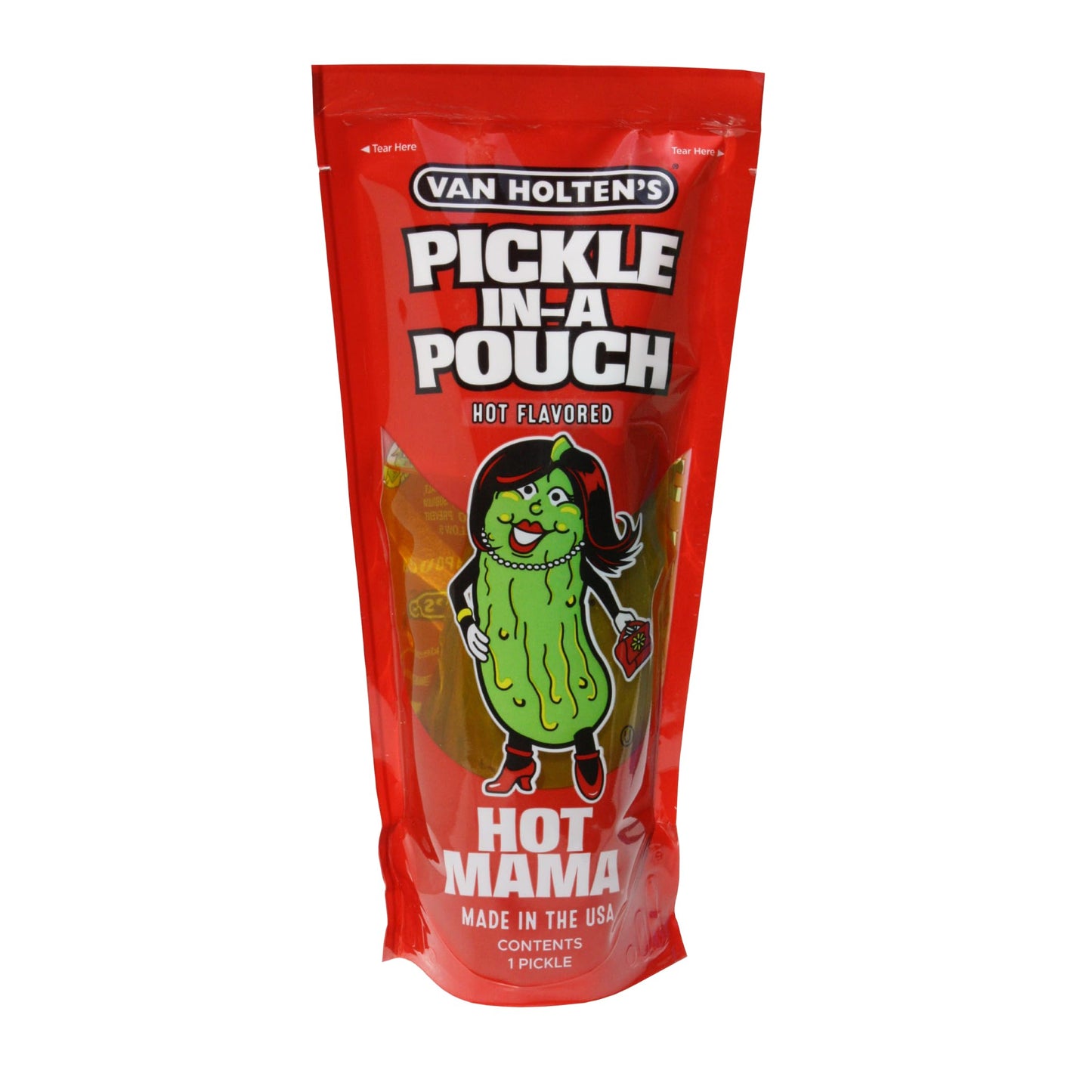 Van Holten'S Pickles - Hot Mama Pickle-In-A-Pouch - 6 Pack