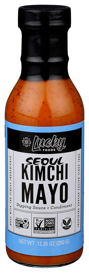 Lucky Foods Seoul Kimchi Mayo Gluten Free  Non Gmo 12.35 Oz