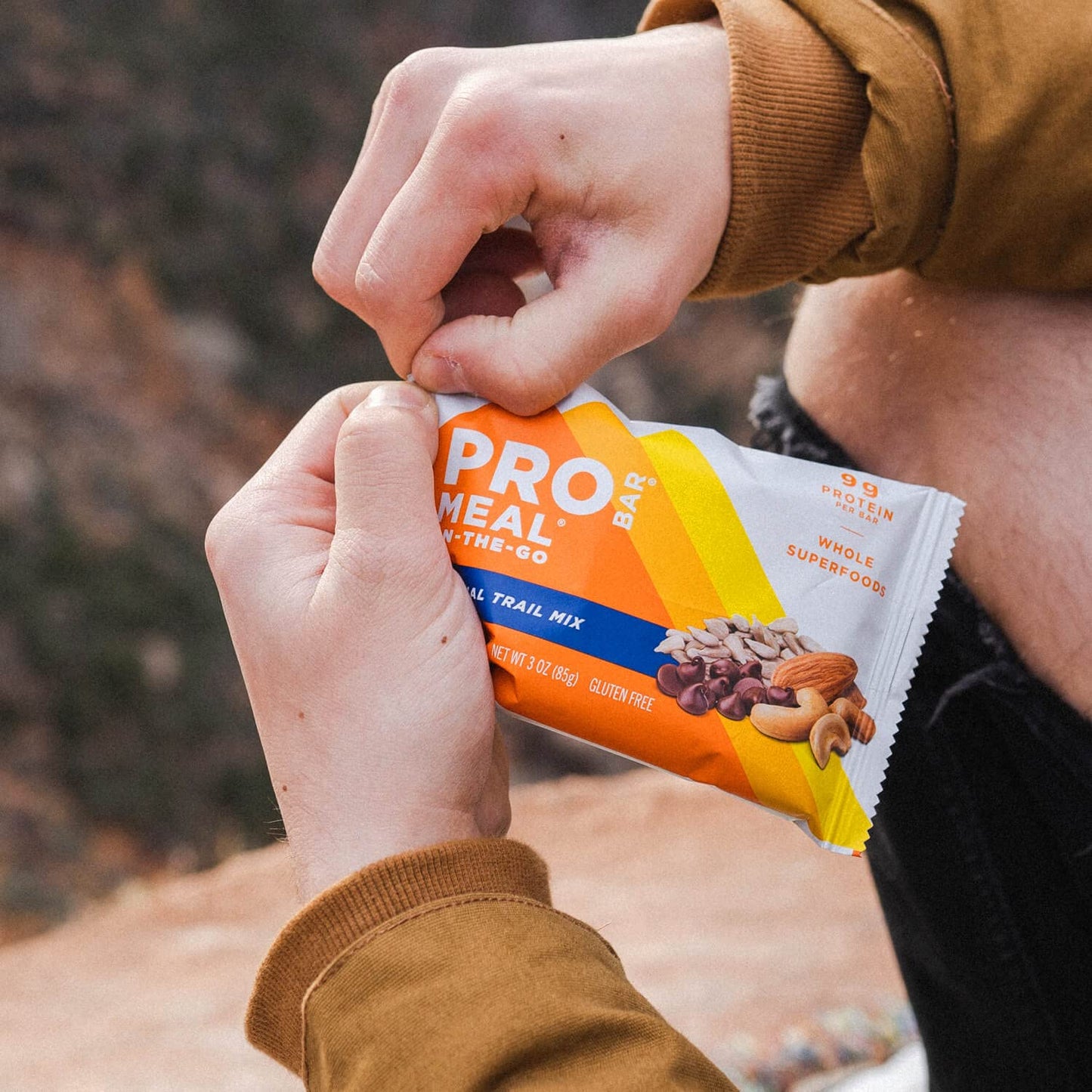 Probar - Meal Bar, Original Trail Mix, Non-Gmo, Gluten-Free, Healthy, Plant-Based Whole Food Ingredients, Natural Energy, 3 Ounc