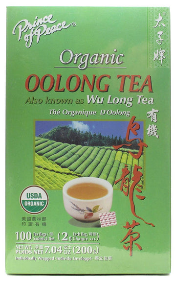 Prince Of Peace Organic Oolong Tea 100 Tea Bags (Pack Of 6)