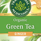 Traditional Medicinals Organic Green Tea Ginger Herbal Tea - 16 Tea Bags, Promotes Healthy Digestion, Pack of 1