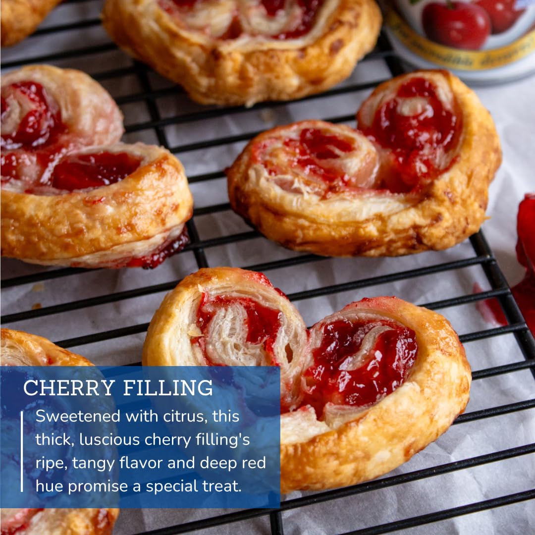 Solo Cake & Pastry Filling, Cherry, 12 Ounce (Pack Of 12) | Gluten-Free, Kosher Certified