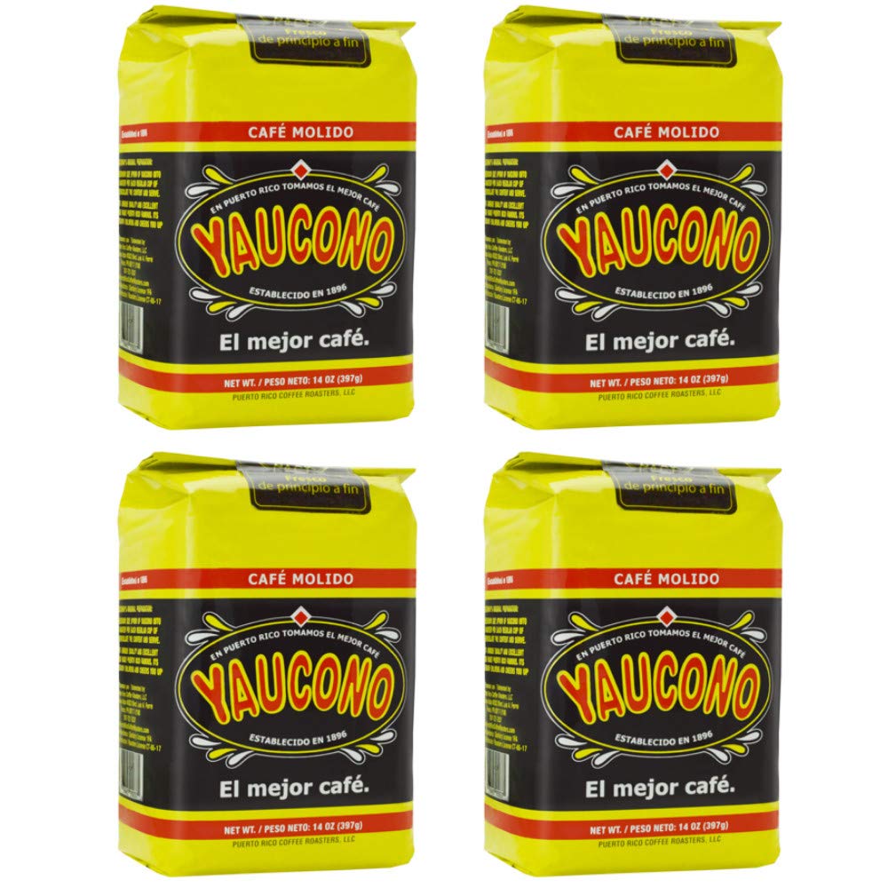 Cafe Yaucono Original Ground Coffee 4 Bags