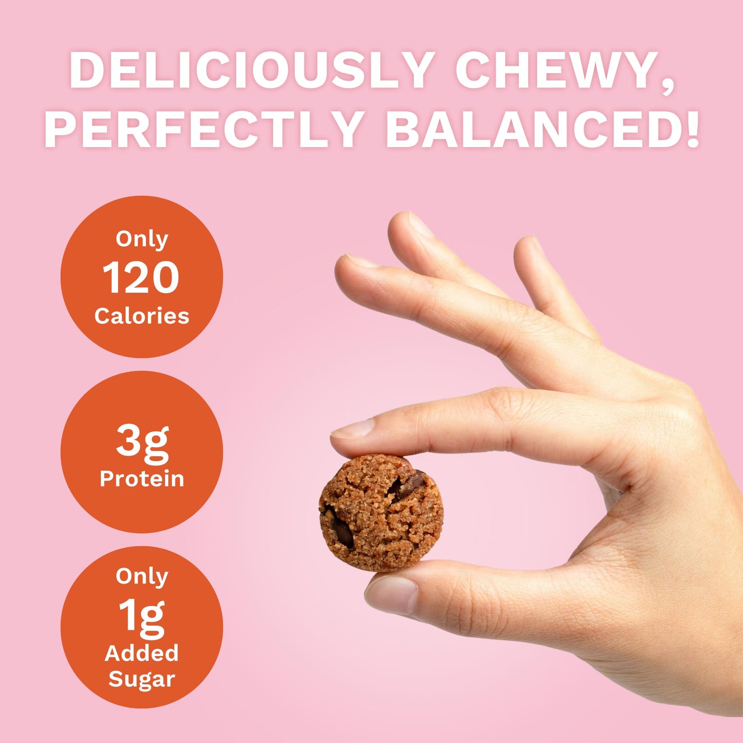 Karma Nuts Chocolate Chip Cashew Cookie Bites (3 Oz, Pack Of 6) - Gluten-Free Cookies, Non-Gmo Flavored Cashews Cookie, Soft & C