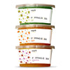 Mayde 3-Flavor Popping Boba Pearls Tropical Fruits Party Kit - Kiwi, Mango,Passionfruit (3-Pack, 490 Grams)