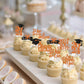 40Pcs Orange Graduation Cupcake Toppers 2024 Graduation Decorations Class Of 2024 Hat Cupcake Toppers Picks Graduation Party Dec