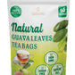GEELOD Guava Leaf Tea Bags, 100% Natural, Caffeine-Free, Vegan, 50 Count, Guava Leaf Color