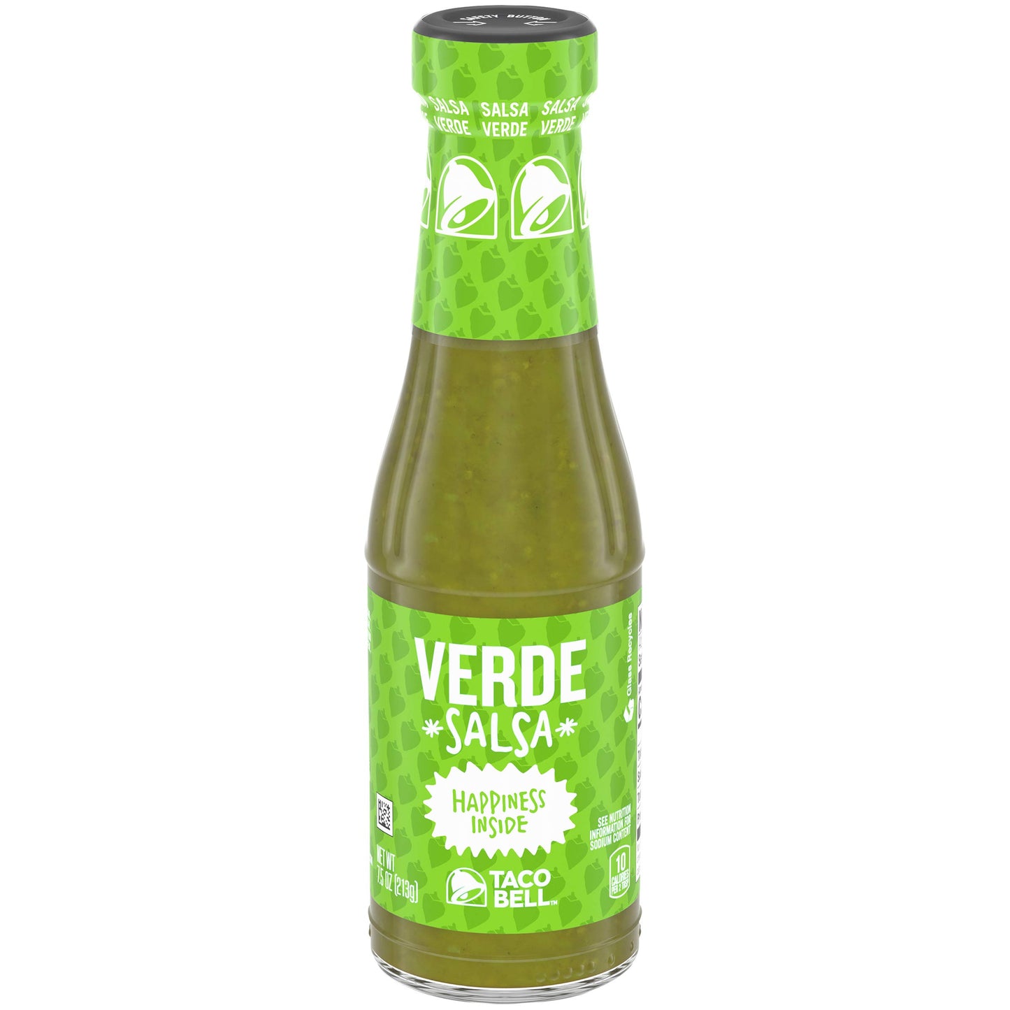 Taco Bell Verde Salsa Sauce (7.5 Oz Bottles, Pack Of 12)