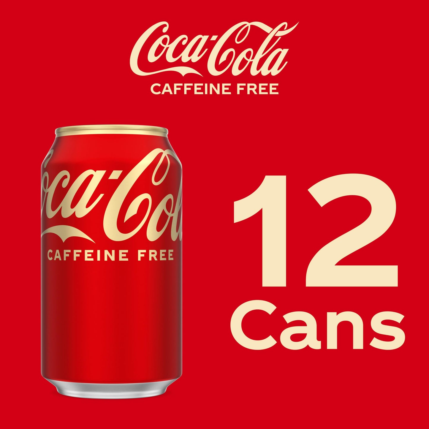 Coca-Cola Caffeine Free Soft Drink, 12 Fl Oz (Pack of 12)