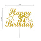 37 Birthday Cake Topper Gold Glitter, Party Decoration Ideas, Premium Quality, Sturdy Doubled Sided Glitter, Acrylic Stick. Made