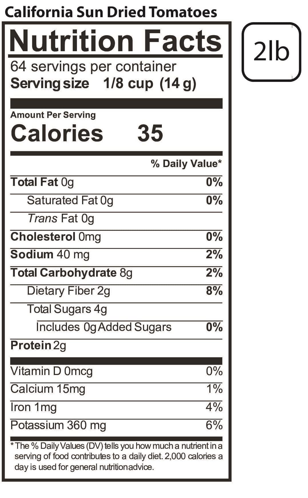 Traina Home Grown California Sun Dried Tomato Halves - Healthy, Non Gmo, Gluten Free, Kosher Certified, Packed In Resealable Bag