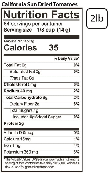Traina Home Grown California Sun Dried Tomato Halves - Healthy, Non Gmo, Gluten Free, Kosher Certified, Packed In Resealable Bag