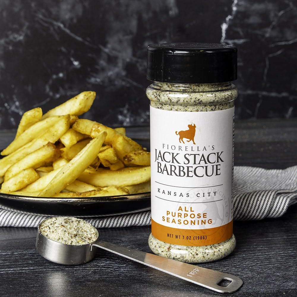 Fiorella's Jack Stack Barbecue Dry Rub Seasoning Variety Pack - 3 Pack of 7oz All Purpose, Steak, Poultry & Meat Seasonings