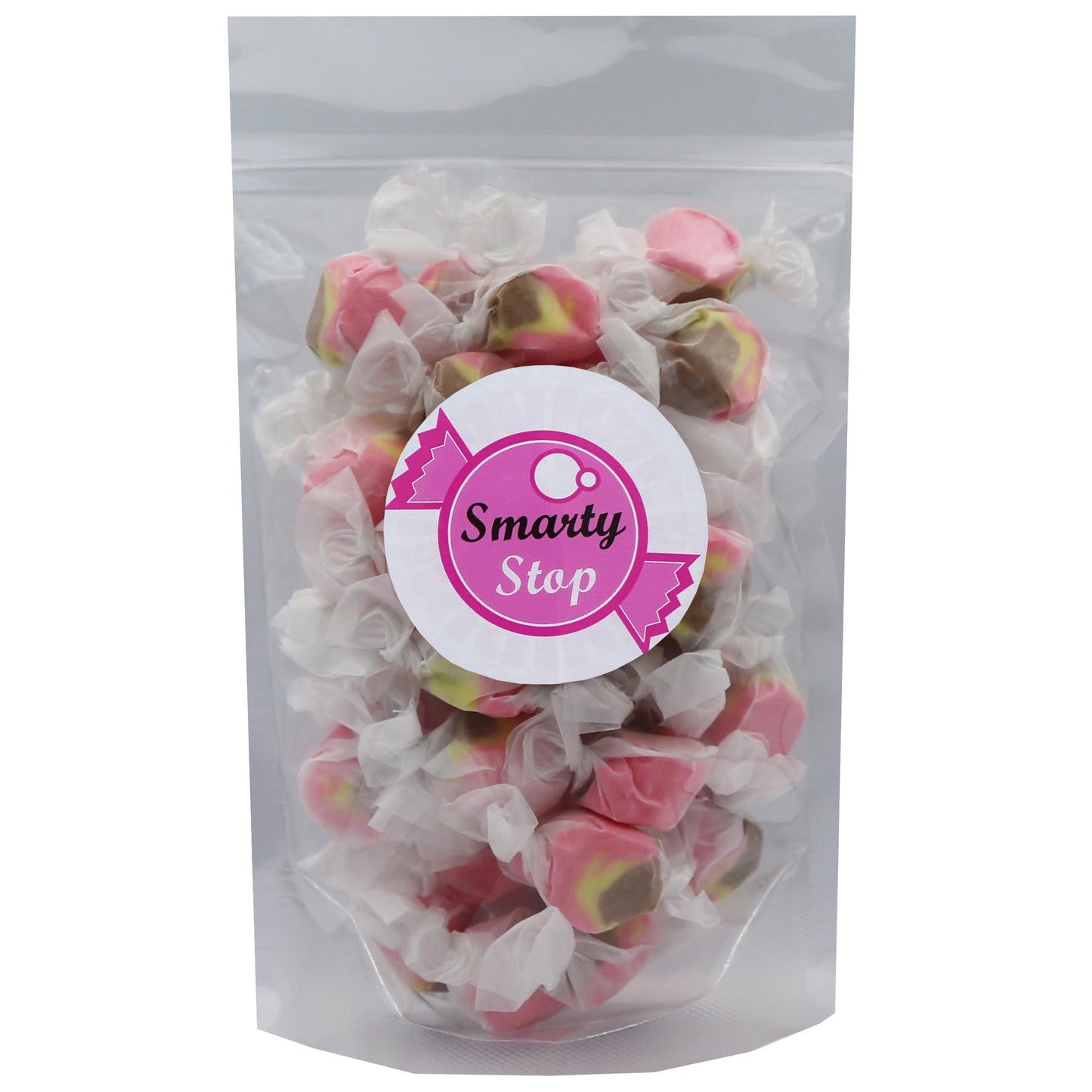 Gourmet Soft and chewy Salt Water Taffy Candies - Individually Wrapped - Bulk bags (Banana Split, 1 Pound (Pack of 1))