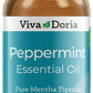 Viva Doria Peppermint Essential Oil, 100% Pure, Natural, Northwest Peppermint Essential Oil, Undiluted, For Aromatherapy | Food Grade, 118 Ml (4 Fluid Ounce)